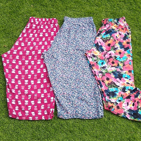 Uniqlo Intimates & Sleepwear 3 Uniqlo Printed Pajama Pants Poshmark